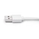 Flat Lighting Charge and Sync Cable White Color