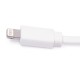 Flat Lighting Charge and Sync Cable White Color