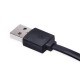Flat Lighting Charge and Sync Cable Black Color
