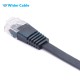 1.5Meter Flat CAT5e Ethernet Network Patch Cable Black Color