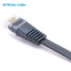 1.5Meter Flat CAT5e Ethernet Network Patch Cable Black Color