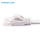 Snagless Flat CAT6 UTP 250MHz Bare Copper Ethernet Network Patch Cable Black Color