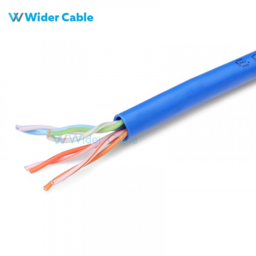 1000FT 24AWG CAT.5e 100MHz UTP Bare Copper Ethernet Network Bulk Cable - Blue Color