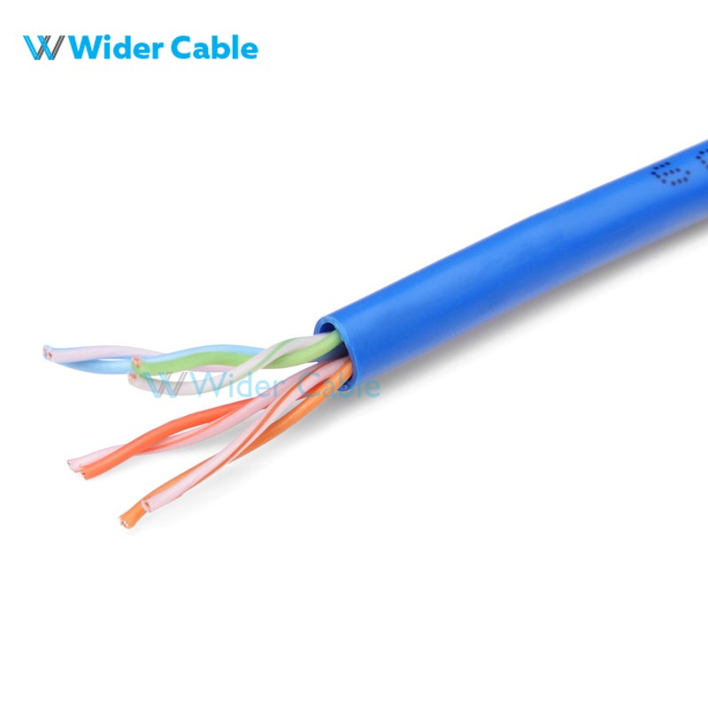 1000FT 24AWG CAT.5e 100MHz UTP Bare Copper Ethernet Network Bulk Cable - Blue Color