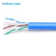 1000FT 23AWG CAT.6 250MHz UTP Bare Copper Ethernet Network Bulk Cable - Blue Color