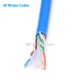 1000FT 23AWG CAT.6 250MHz UTP Bare Copper Ethernet Network Bulk Cable - Blue Color