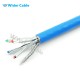 CAT6a SSTP Ethernet Network Bulk Cable Blue Color