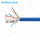 High Quality CAT.6 SFTP Bulk Cable Bare Copper Braided Blue Color