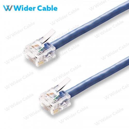 Super Slim CAT.6 Patch Cable Non Boot Blue Color