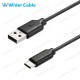 USB-C to USB-A Cable Black Color