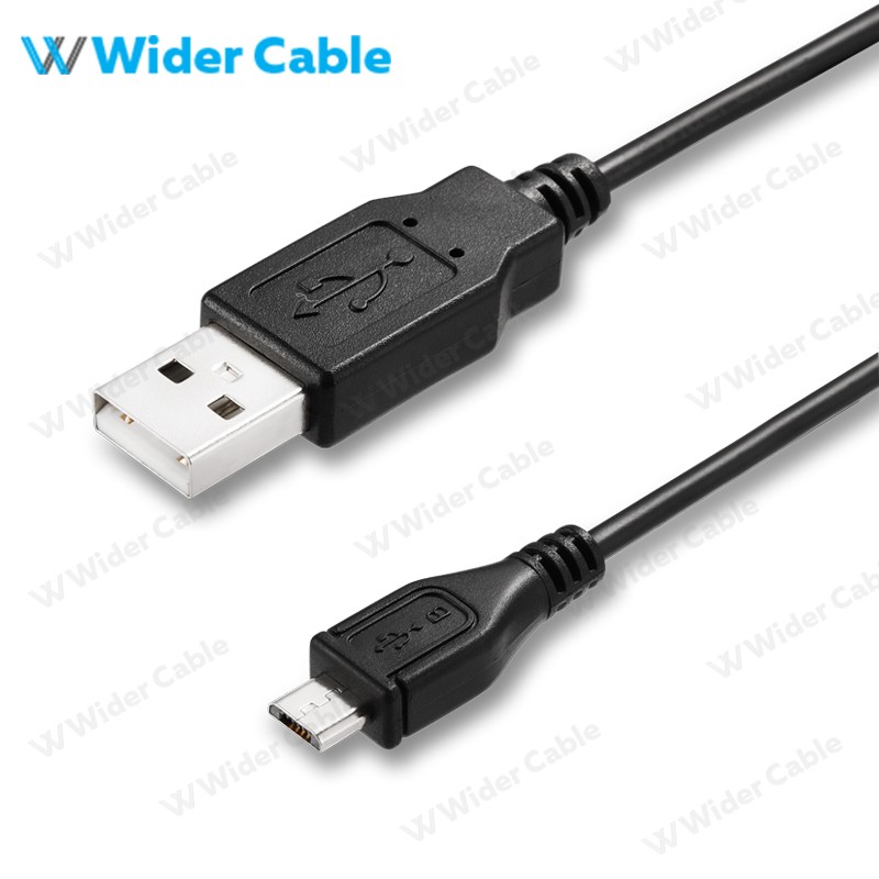 Micro USB 2.0 Cable Black Color