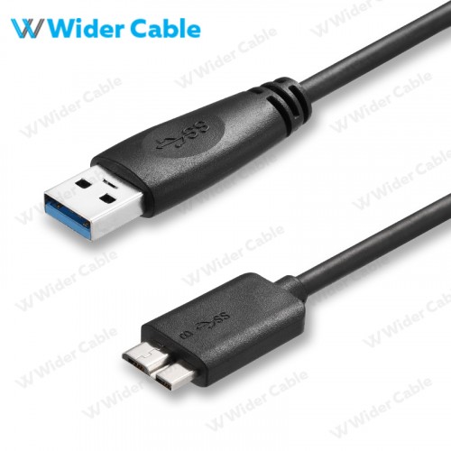 Micro 10P to USB 3.0 AM Cable Black Color