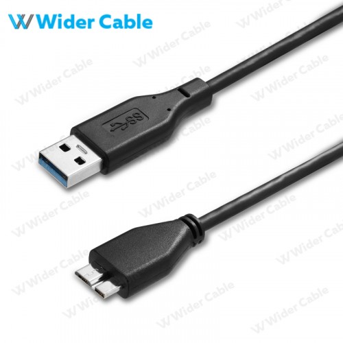 Super Quality Micro 10P USB 3.0 Cable Black Color