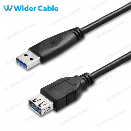 USB 3.0 AM TO AF Cable Black Color