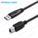 USB 3.0 AM TO BM Cable Black Color