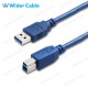 USB 3.0 AM TO BM Cable Blue Color