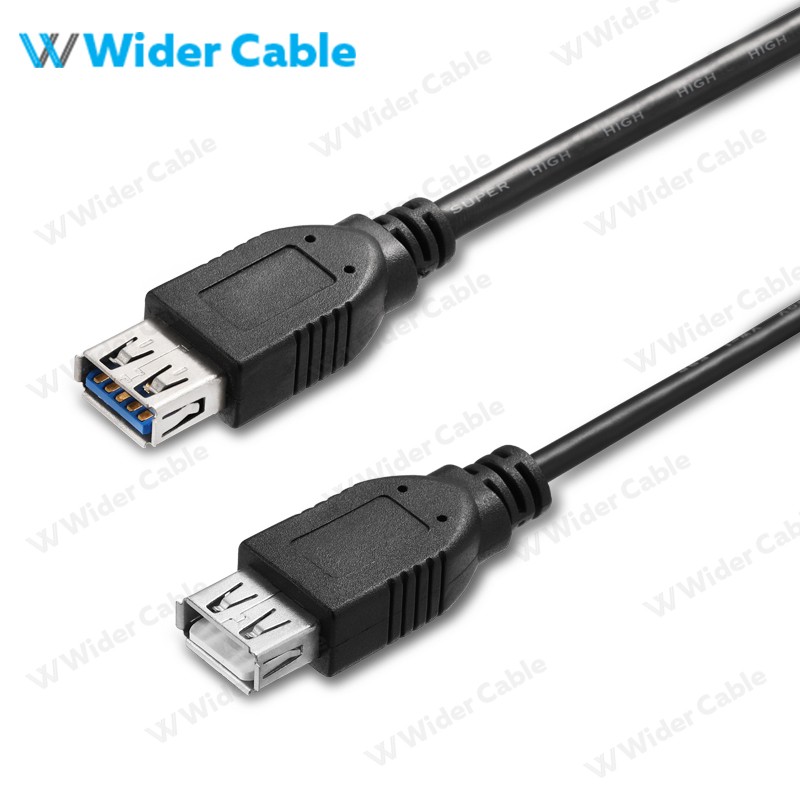 USB 3.0 Female to Female Cable Black Color