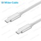 USB C To USB C Cable White Color