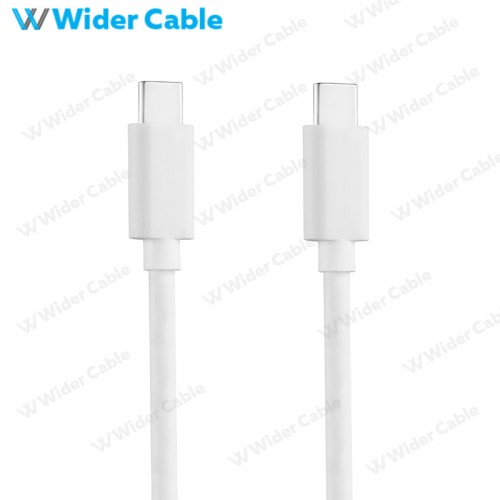 Fashionable Design USB C To USB C Cable White Color