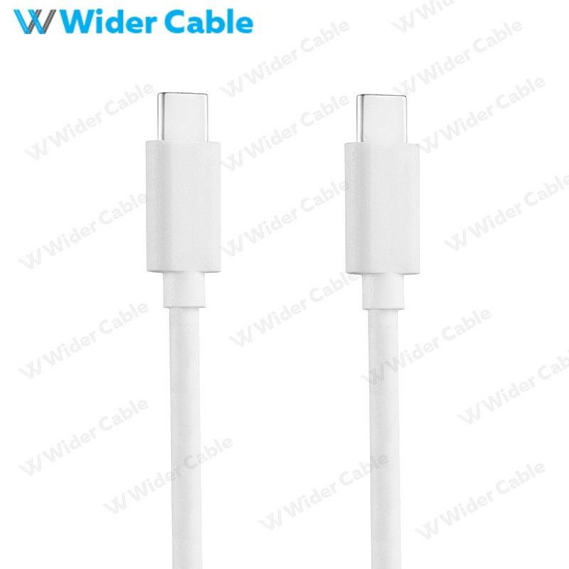 Fashionable Design USB C To USB C Cable White Color