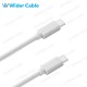 Fashionable Design USB C To USB C Cable White Color