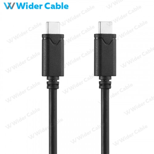 Fast Charging Good USB C Cables Gen 2 With E-Maker Chip Black Color