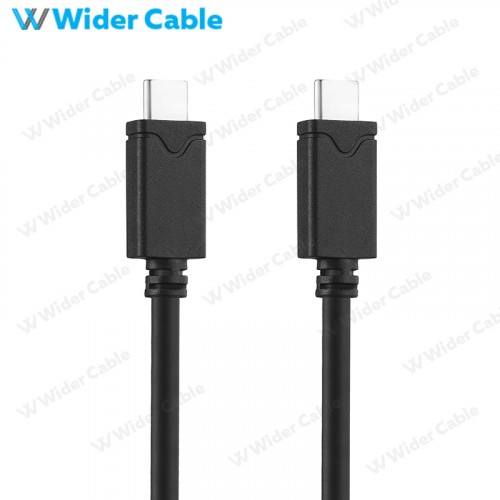 Gen 2 USB 3.1 USB Type C Standard Cable With E-Maker Chip Black Color