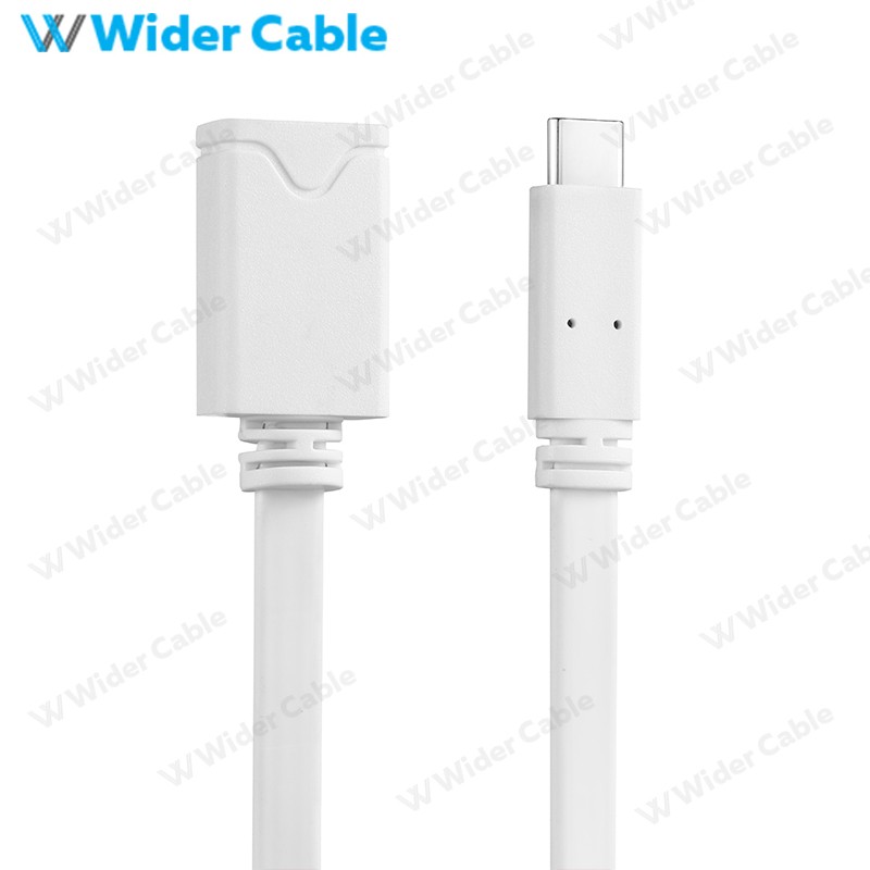 USB-C TO USB-A Female CABLE White Color