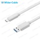 New USB C To USB A Cable White Color