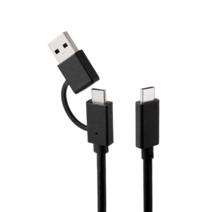 usb-3-2-gen-2-2-in-1-usb-c-to-usb-c-cable-with-usb-a-adapter-10gbps-pvc-overmolded